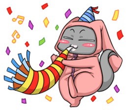 CatRabbit : New Year sticker #8099241