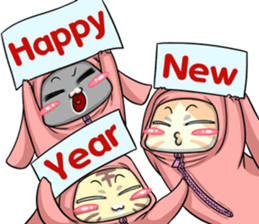 CatRabbit : New Year sticker #8099251
