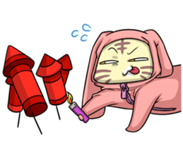 CatRabbit : New Year sticker #8099264