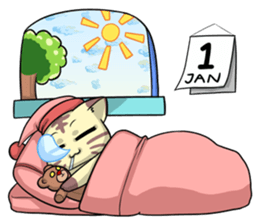 CatRabbit : New Year sticker #8099274