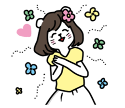 Working Polar bear in Roppongi Ver.2 sticker #8099486