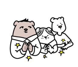 Working Polar bear in Roppongi Ver.2 sticker #8099496