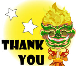 Lai Kanok Cartoon thai V.giant Eng sticker #8099957