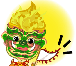 Lai Kanok Cartoon thai V.giant Eng sticker #8099964