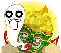 Lai Kanok Cartoon thai V.giant Eng sticker #8099966