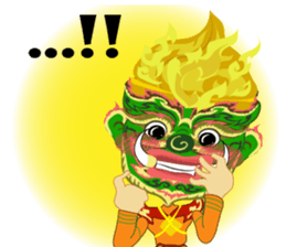 Lai Kanok Cartoon thai V.giant Eng sticker #8099968