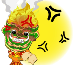 Lai Kanok Cartoon thai V.giant Eng sticker #8099973