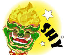 Lai Kanok Cartoon thai V.giant Eng sticker #8099977
