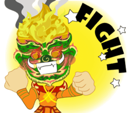 Lai Kanok Cartoon thai V.giant Eng sticker #8099983