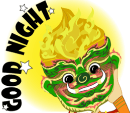 Lai Kanok Cartoon thai V.giant Eng sticker #8099994