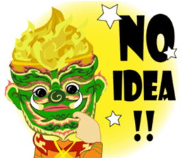 Lai Kanok Cartoon thai V.giant Eng sticker #8099995