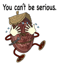 10yen Coin zamurai English version sticker #8100081