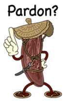 10yen Coin zamurai English version sticker #8100084