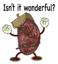 10yen Coin zamurai English version sticker #8100094