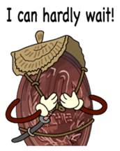 10yen Coin zamurai English version sticker #8100095