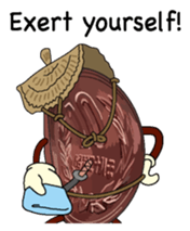 10yen Coin zamurai English version sticker #8100101