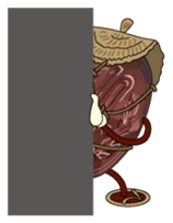 10yen Coin zamurai English version sticker #8100108