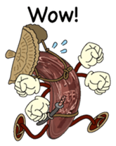 10yen Coin zamurai English version sticker #8100113