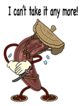 10yen Coin zamurai English version sticker #8100114