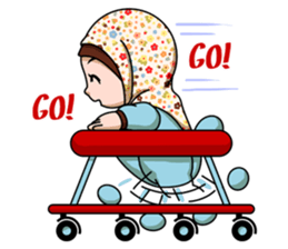 Baby Hijab sticker #8100309