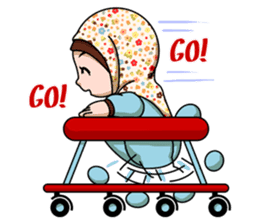 Baby Hijab sticker #8100309