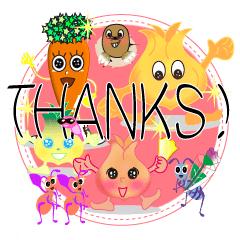 The Cute Onion and sweet friends