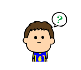 Soccer boys blue version. sticker #8100600