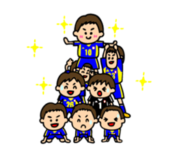 Soccer boys blue version. sticker #8100634
