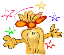 Rossy the happy bears I sticker #8100676