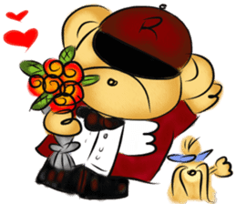Rossy the happy bears I sticker #8100678
