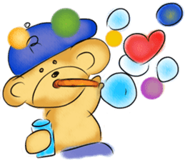 Rossy the happy bears I sticker #8100685