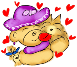 Rossy the happy bears I sticker #8100688