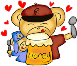 Rossy the happy bears I sticker #8100690