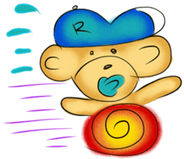 Rossy the happy bears I sticker #8100692