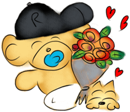 Rossy the happy bears I sticker #8100693