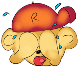 Rossy the happy bears I sticker #8100695