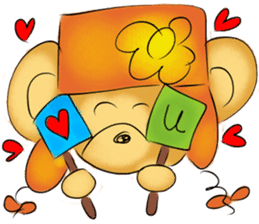 Rossy the happy bears I sticker #8100698