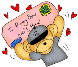 Rossy the happy bears I sticker #8100701