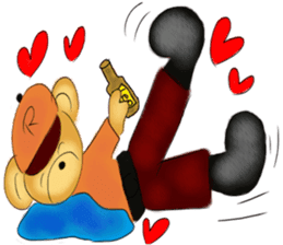 Rossy the happy bears I sticker #8100706