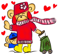 Rossy the happy bears I sticker #8100711