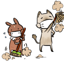 Potter Rabbit 2 sticker #8101083