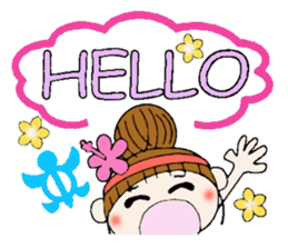 Day Hawaiian Girl ocyame sticker #8101559