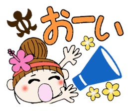 Day Hawaiian Girl ocyame sticker #8101584