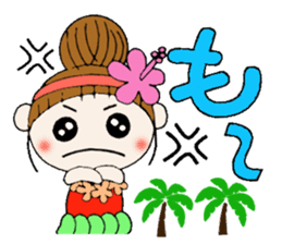 Day Hawaiian Girl ocyame sticker #8101587