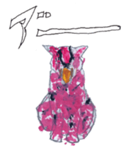 colors version pink sticker #8102399