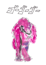 colors version pink sticker #8102427