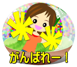 Snow dome sticker(girl ver) sticker #8102637