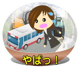 Snow dome sticker(girl ver) sticker #8102647