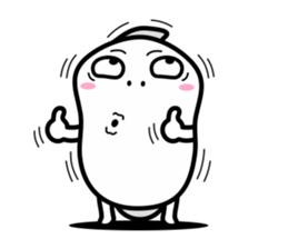 Banana Life black and white world sticker #8102964