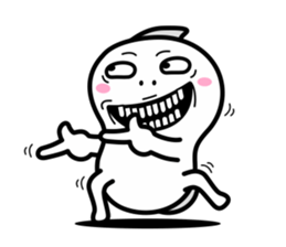 Banana Life black and white world sticker #8102966